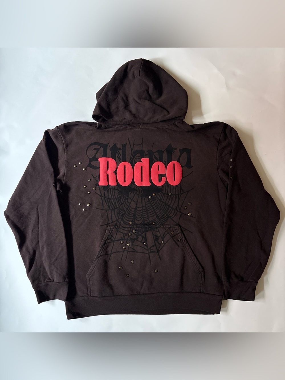 Travis Scott Cactus Jack x Sp5der Hoodie Men’s XL Brown Days Before Rodeo NWOT